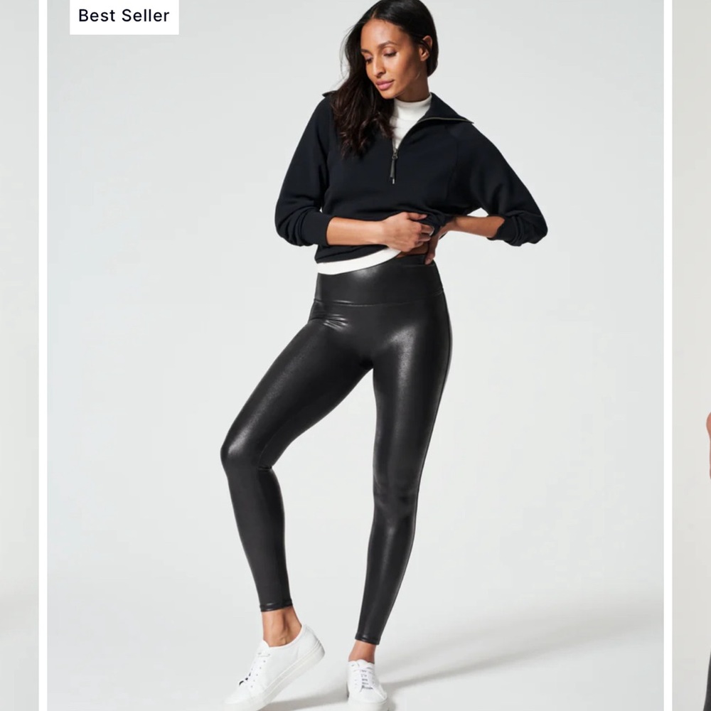 Spanx Faux Leather Leggings